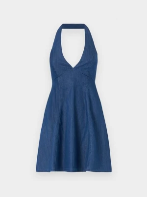 Sukienka letnia Hollister Co. jasnoniebieski denim