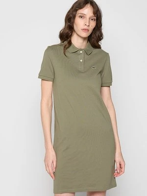 Sukienka letnia Lacoste khaki
