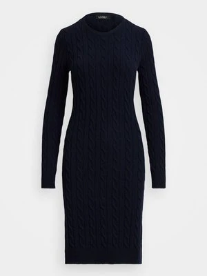 Sukienka letnia Lauren Ralph Lauren granatowy