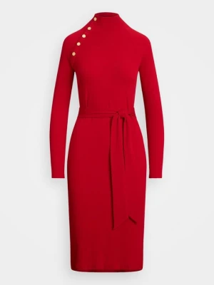 Sukienka letnia Lauren Ralph Lauren czerwony