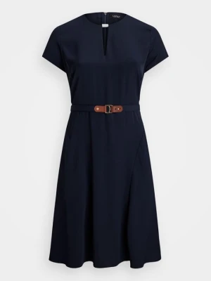 Sukienka letnia Lauren Ralph Lauren granatowy