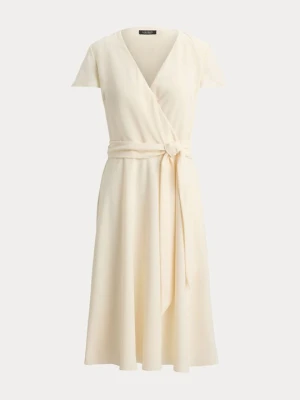 Sukienka letnia Lauren Ralph Lauren mleczny
