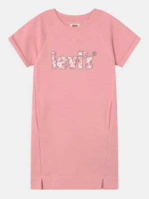 Sukienka letnia Levi's jasnoróżowy