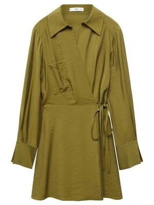 Sukienka letnia Mango khaki