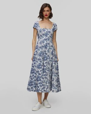 Sukienka Letnia Maxi Staud Short Sleeve Wells