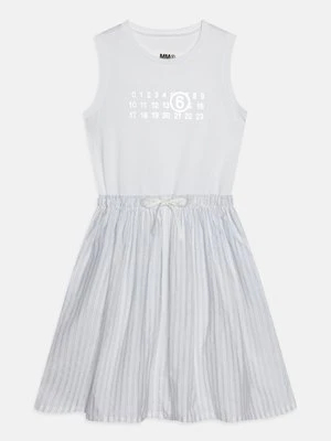 Sukienka letnia MM6 Maison Margiela biały