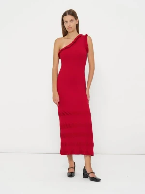 Sukienka letnia MOSCHINO czerwony