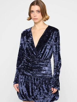 Sukienka letnia MOSCHINO granatowy