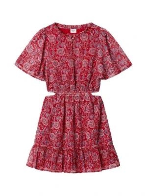 Sukienka letnia Pepe Jeans czerwony