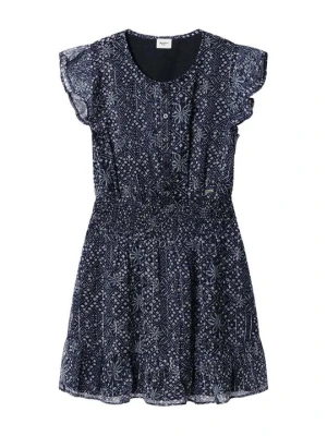 Sukienka letnia Pepe Jeans granatowy