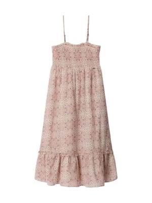 Sukienka letnia Pepe Jeans mleczny