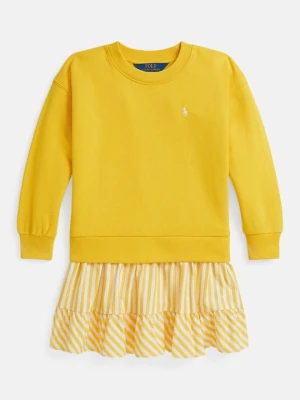 Sukienka letnia Polo Ralph Lauren żółty