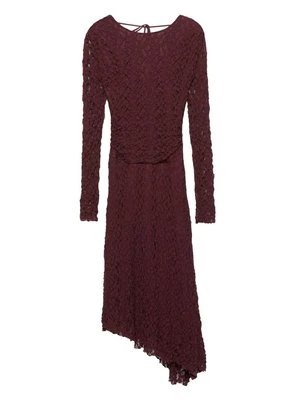 Sukienka letnia PULL&BEAR bordowy