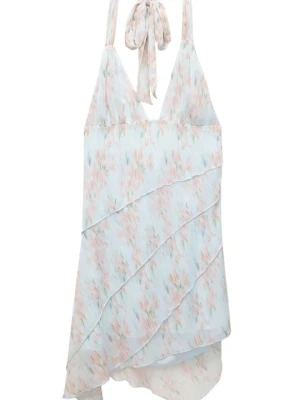 Sukienka letnia PULL&BEAR niebieski