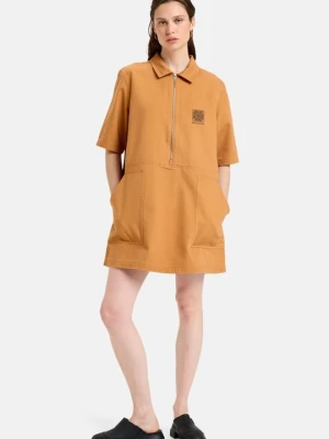 Sukienka letnia Quiksilver pomarańczowy