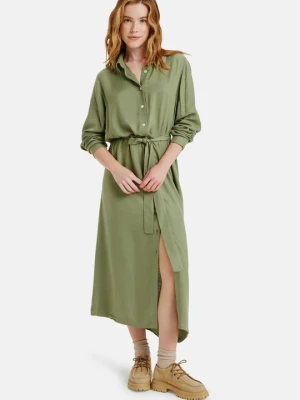 Sukienka letnia Roxy khaki