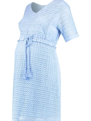 Sukienka letnia Spring Maternity niebieski