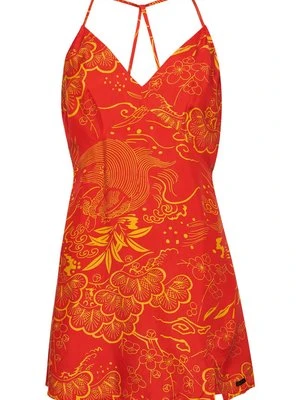 Sukienka letnia Superdry czerwony