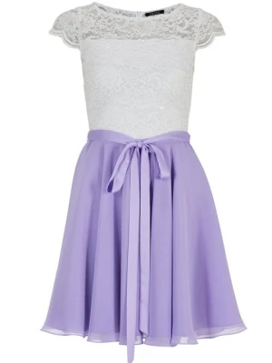 Sukienka letnia Swing liliowy