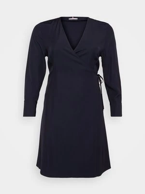Sukienka letnia Tommy Hilfiger granatowy