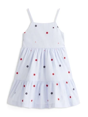 Sukienka letnia Tommy Hilfiger jasnoniebieski