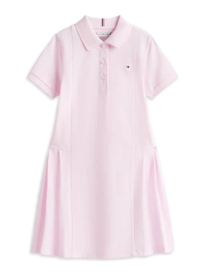 Sukienka letnia Tommy Hilfiger jasnoróżowy