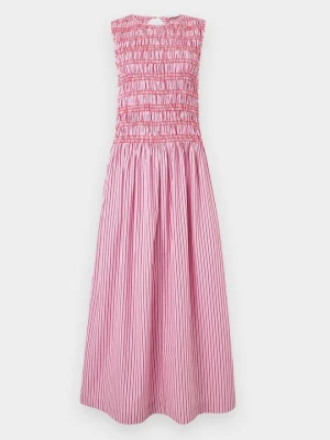 Sukienka letnia Tommy Hilfiger jasnoróżowy