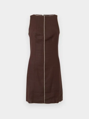 Sukienka letnia Topshop brązowy