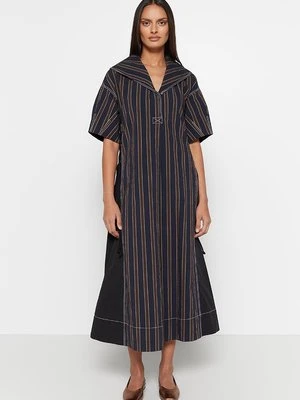 Sukienka letnia Tory Burch granatowy