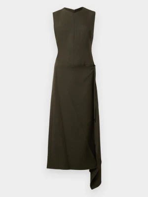 Sukienka letnia Tory Burch oliwkowy