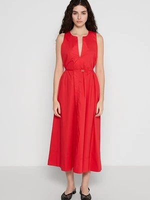 Sukienka letnia TWINSET czerwony