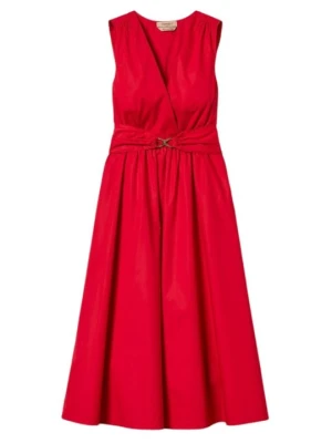 Sukienka letnia TWINSET czerwony