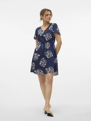 Sukienka letnia Vero Moda granatowy