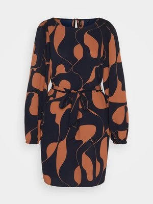 Sukienka letnia Vero Moda granatowy