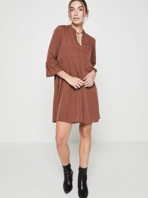 Sukienka letnia Vero Moda brązowy