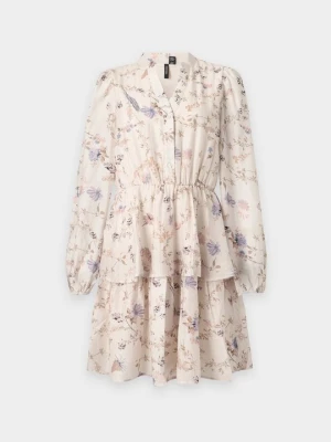 Sukienka letnia Vero Moda mleczny