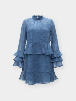 Sukienka letnia Vero Moda niebieski