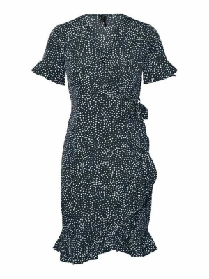 Sukienka letnia Vero Moda niebieski denim