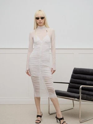 Sukienka letnia Versace Jeans Couture biały