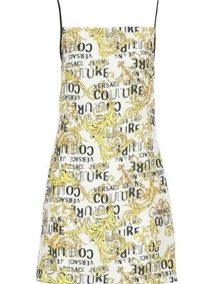 Sukienka letnia Versace Jeans Couture biały