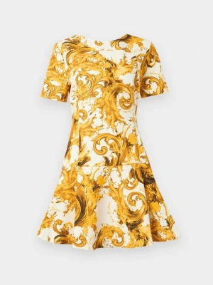 Sukienka letnia Versace Jeans Couture biały