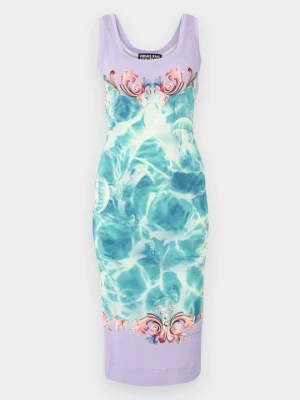 Sukienka letnia Versace Jeans Couture niebieski