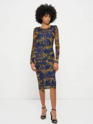 Sukienka letnia Versace Jeans Couture niebieski