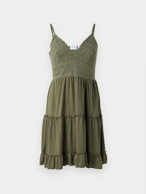 Sukienka letnia Vila khaki