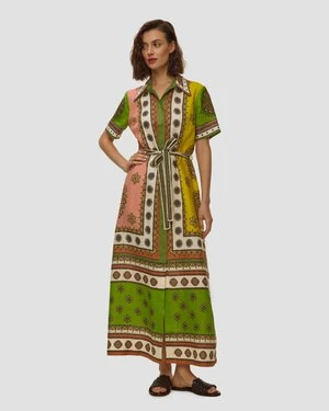 Sukienka Lniana Damska Alemais Contina Shirtdress