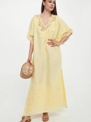 Sukienka lniana ERMANNO SCERVINO LIFE