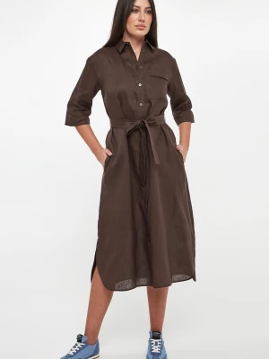 Sukienka lniana szmizjerka Tabella MM