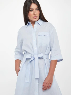 Sukienka lniana szmizjerka Tabella MM