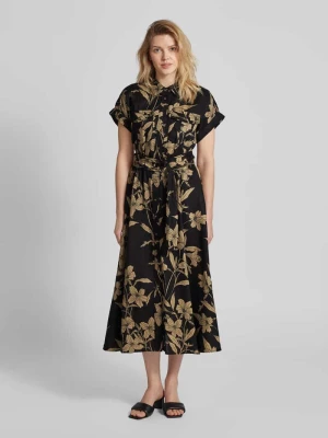 Sukienka lniana z kwiatowym wzorem model ‘WILISANT’ Lauren Ralph Lauren