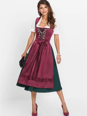 Sukienka ludowa z fartuchem (2 części) bonprix